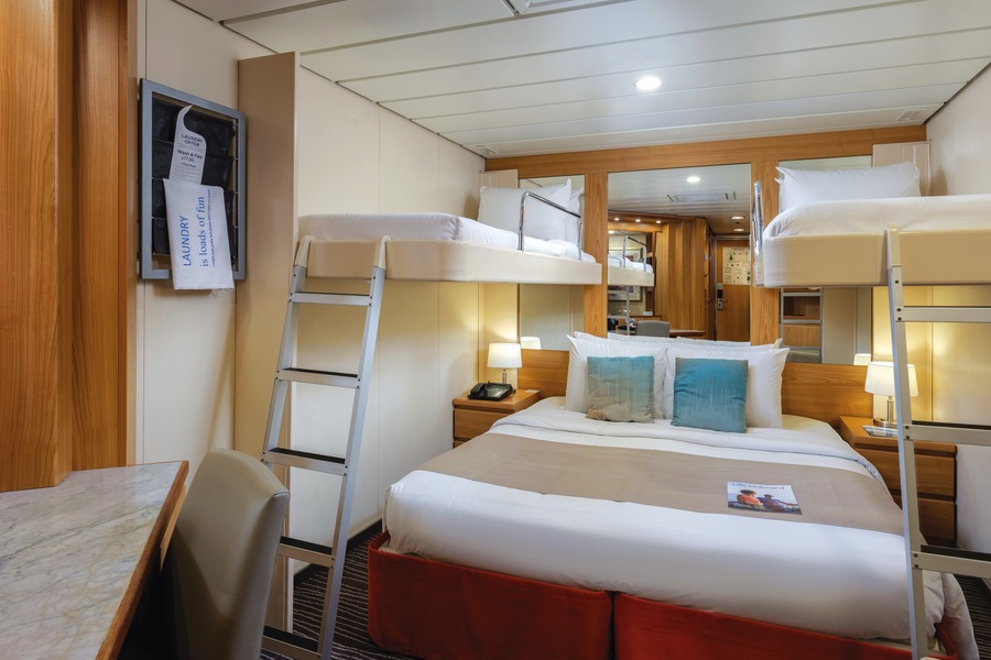 Marella Cruises Marella Explorer 2 Inside Cabin 4 Berth ©Ben Waller.jpg